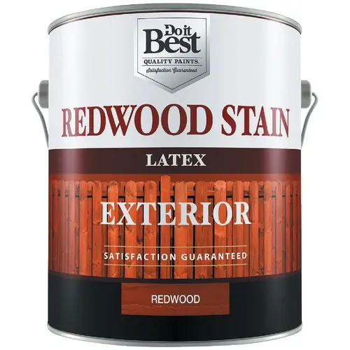 Exterior Stain, Redwood, 1 Gal. Exterior Stain, Redwood, 1 Gal.