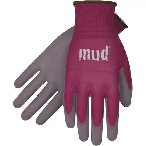 Smart Women's Medium Polyester Raspberry Garden Glove Pair