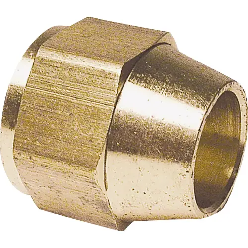 3/8 In. Brass Low Lead Short Flare Nut 3/8 In. Brass Low Lead Short Flare Nut