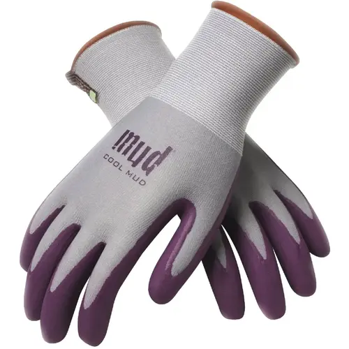 Cool Women's Large Nylon Lilac Garden Glove Pair Cool Women's Large Nylon Lilac Garden Glove Pair