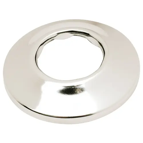 1-1/4 In. OD Shallow Flange, Chrome 1-1/4 In. OD Shallow Flange, Chrome