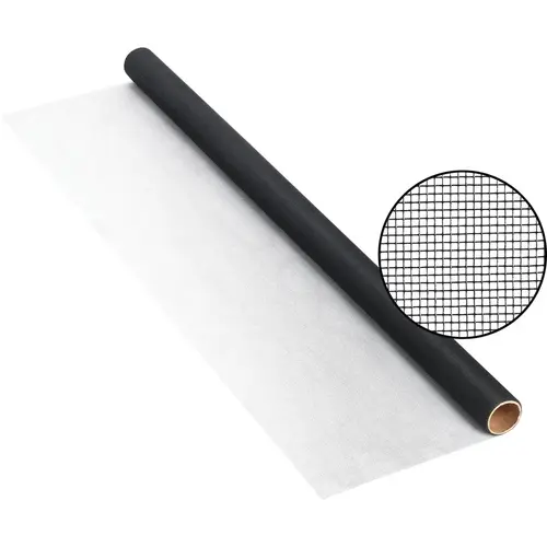 BetterVue 36 In. x 84 In. Improved Visibility Black Fiberglass Screen