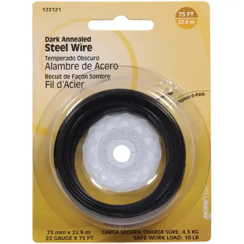 Anchor Wire 75 Ft. 22 Ga. Dark Annealed Steel General Purpose Wire