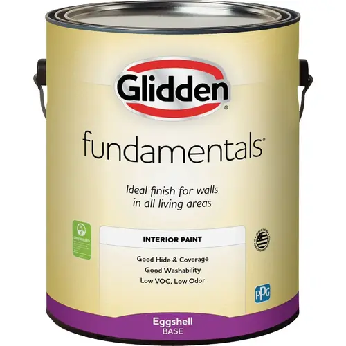 Fundamentals Interior Paint Eggshell White Pastel Base Gallon Fundamentals Interior Paint Eggshell White Pastel Base Gallon