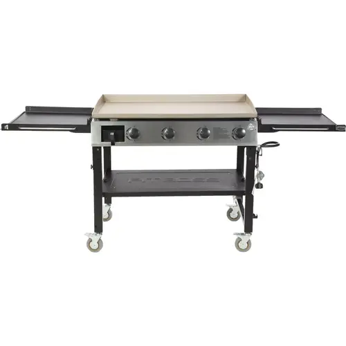 4-Burner Black 62,000 BTU 749 Sq. In. Outdoor LP Gas Griddle 4-Burner Black 62,000 BTU 749 Sq. In. Outdoor LP Gas Griddle