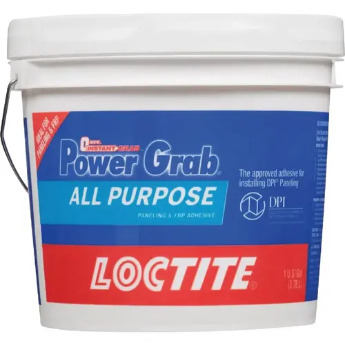 Power Grab 1 Gal. All-Purpose Paneling & FRP Adhesive White Power Grab 1 Gal. All-Purpose Paneling & FRP Adhesive White