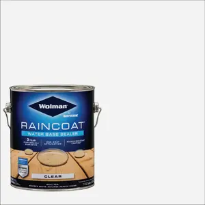 Wolman 288339 RainCoat Water-Based Repellent, Clear, 1 Gal.