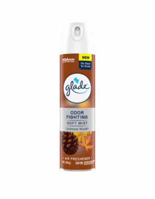 S C JOHNSON WAX 05285 Air Freshener Spray Cashmere Woods Scent 8 oz Aerosol