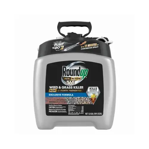 Dual Action 365 Pump 'N Go 1.33 Gal. Exclusive Formula Sprayer Weed & Grass Killer Colorless