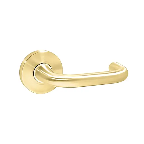 MA12 Single Dummy Mortise Lock Trim Lever and Rose Bright Brass MA12 Single Dummy Mortise Lock Trim Lever and Rose Bright Brass