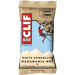 CLIF BAR 115745 White Chocolate 2.4 Oz. Energy Nutrition Bar
