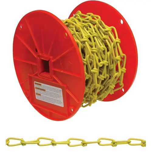 #2/0 50 Ft. Yellow Poly-Coated Low-Carbon Steel Coil Chain #2/0 50 Ft. Yellow Poly-Coated Low-Carbon Steel Coil Chain
