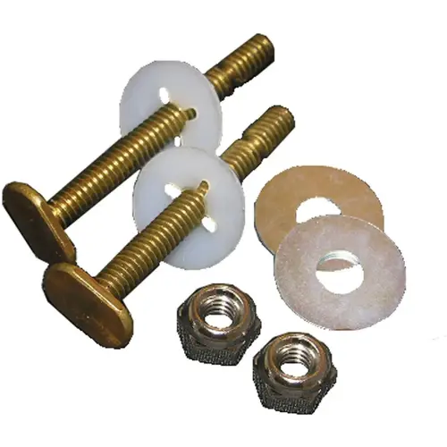 5/16 In. x 2-1/4 In. Heavy-Duty Brass Toilet Bolts