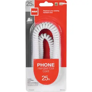 RCA TP282WR 25 Ft. White Phone Cord