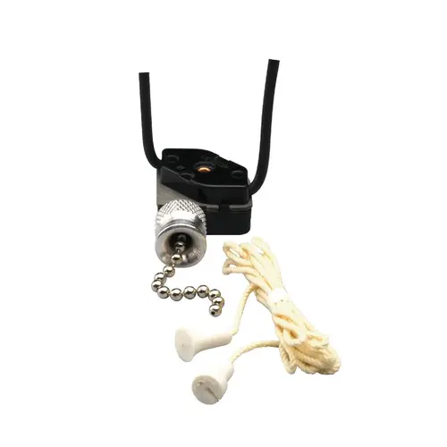 On/Off 3 Ft. Cord Pull Chain Switch On/Off 3 Ft. Cord Pull Chain Switch