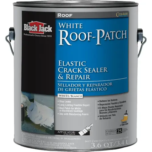 Roof-Patch 1 Gal. Elastic Crack Sealer and Repair White