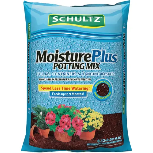 MoisturePlus 1 Cu. Ft. All Purpose Containers & Hanging Baskets Potting Soil Mix