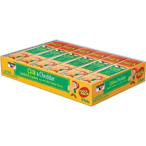 Keebler 110196 1.8 Oz. Club & Cheddar Cheese Sandwich Crackers