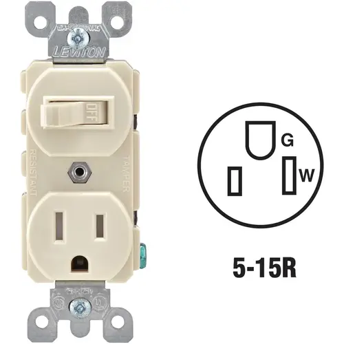 Light Almond 15A Commercial Grade Switch & Outlet Light Almond 15A Commercial Grade Switch & Outlet