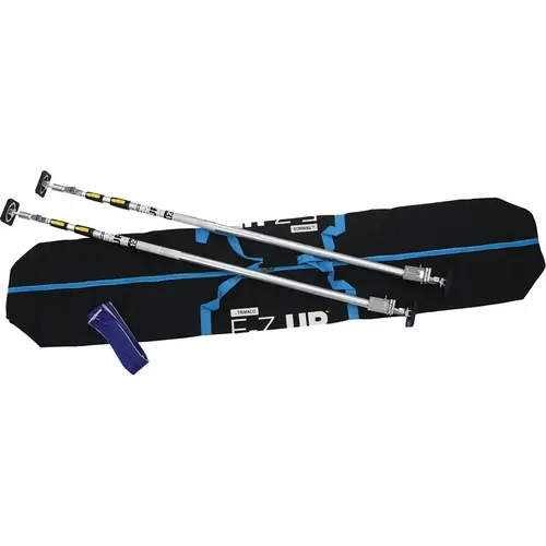 E-Z Up E-Z UP Series Dust Containment Pole Kit, Heavy-Duty Silver