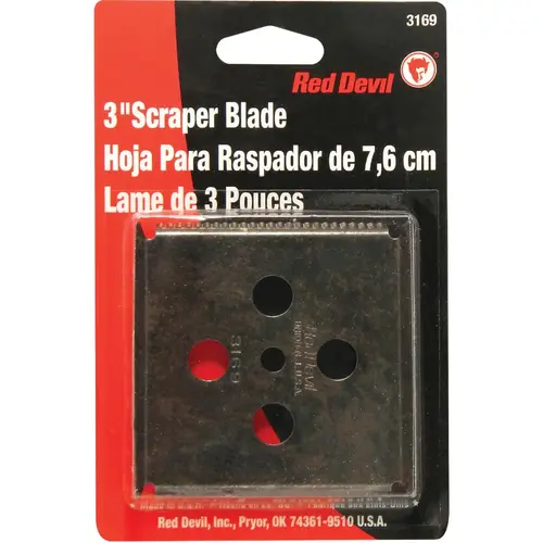 3 In. 4-Edge Replacement Scraper Blade