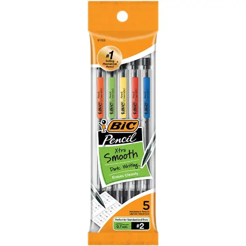 0.7 mm Refillable Mechanical Pencil - pack of 5