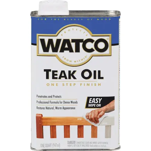 1 Qt. Low VOC Teak Oil Finish 1 Qt. Low VOC Teak Oil Finish
