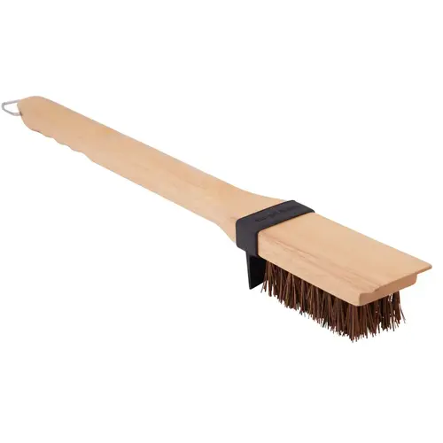 20.8 In. Palmyra Bristles Wood Handle Heavy-Duty Grill Cleaning Brush 20.8 In. Palmyra Bristles Wood Handle Heavy-Duty Grill Cleaning Brush