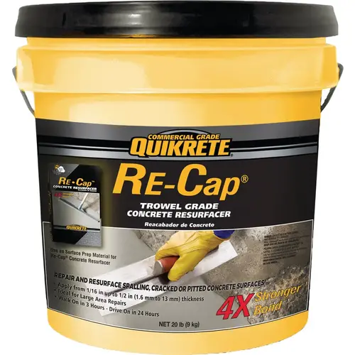 Re-Cap 20 Lb. Trowel Grade Concrete Resurfacer Re-Cap 20 Lb. Trowel Grade Concrete Resurfacer