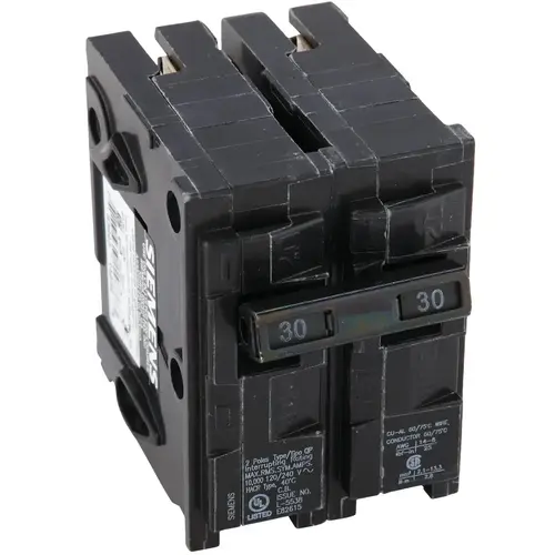 30A Double-Pole Standard Trip Interchangeable Packaged Circuit Breaker 30A Double-Pole Standard Trip Interchangeable Packaged Circuit Breaker