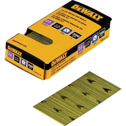 1-1/4 In. 23-Gauge Bright Pin Nail (2000 Ct.)