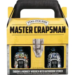 Poo-Pourri SET-MCM-CB Master Crapsman Deodorizer Gift Set (2-Piece)