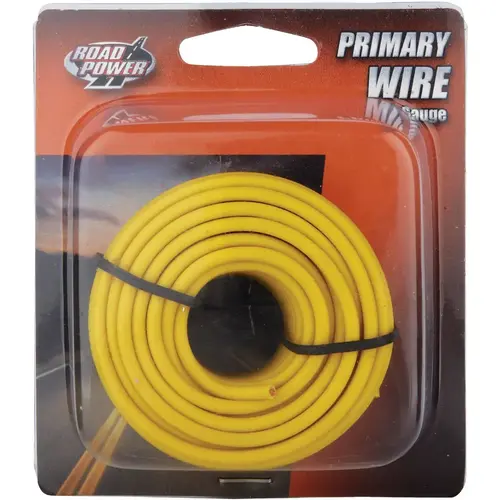 24 Ft. 16 Ga. PVC-Coated Primary Wire, Yellow 24 Ft. 16 Ga. PVC-Coated Primary Wire, Yellow