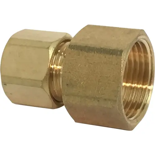 1/4 In. Compression X 1/4 In. Female Flare Adapter with Gasket For Ice Maker Connection
