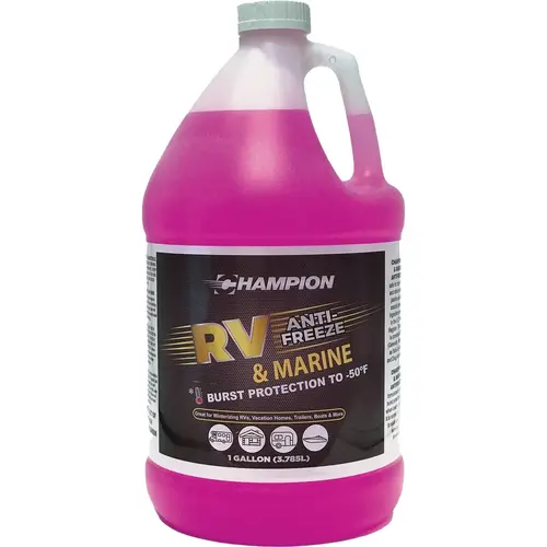 Champion Gallon -50 Deg F RV and Marine Antifreeze Pink Champion Gallon -50 Deg F RV and Marine Antifreeze Pink