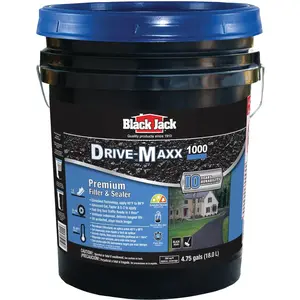 Black Jack 6455-9-30 Drive-Maxx 1000 5 Gal. 10 Yr. Fast Dry Filler and Sealer Black