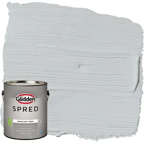 Spred Interior Grab-N-Go Paint + Primer Eggshell Paint, Ghost Whisperer, 1 Gal. Spred Interior Grab-N-Go Paint + Primer Eggshell Paint, Ghost Whisperer, 1 Gal.