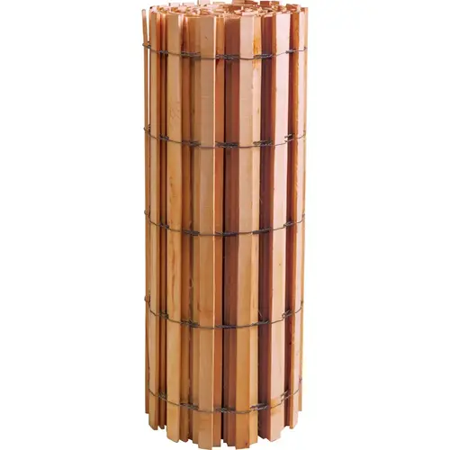 4 Ft. H. x 50 Ft. L. 5 Wood Snow & Sand Control Fence, Red