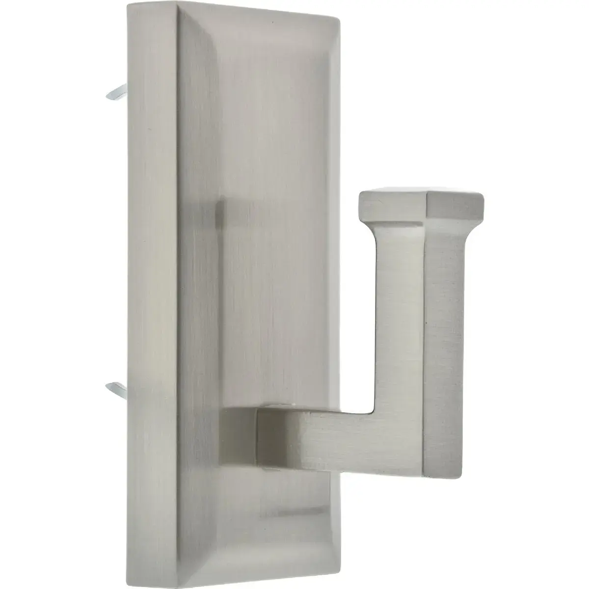 Hillman High and Mighty 15 Lb. Capacity Satin Nickel Rectangular Decorative Hook 515810 Hillman High and Mighty 15 Lb. Capacity Satin Nickel Rectangular Decorative Hook 515810