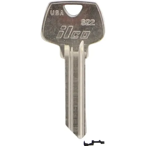Sargent Nickel Plated House Key, S22 - pack of 10 Sargent Nickel Plated House Key, S22 - pack of 10