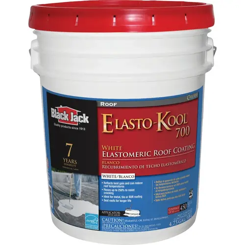 Elasto-Kool 700 5 Gal. 7-Year White Siliconized Elastomeric Coating