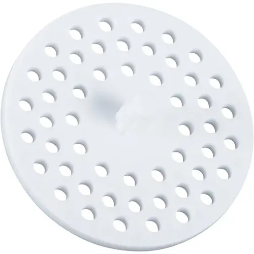 3-1/8 In. Dia White Plastic Garbage Disposer Strainer