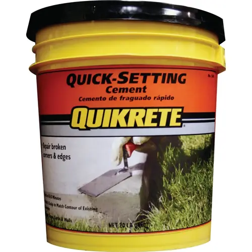 20 Lb. Commercial Grade Quick Setting Cement Repair Gray