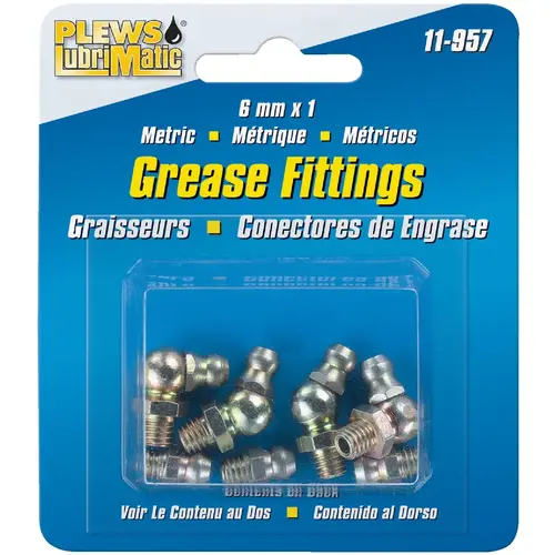6mm X 1 Grease Fitting 6mm X 1 Grease Fitting