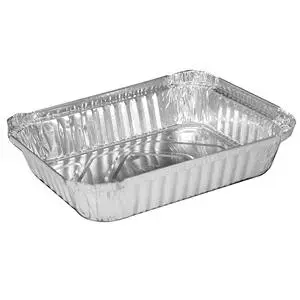 HANDI-FOIL 4045-30-500 Hfa Handi-Foil 2 Pound Aluminum Oblong Pan, 500 Each