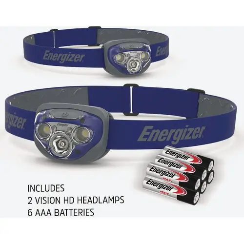 350 Lm. LED Headlamp Blue - pack of 2 350 Lm. LED Headlamp Blue - pack of 2