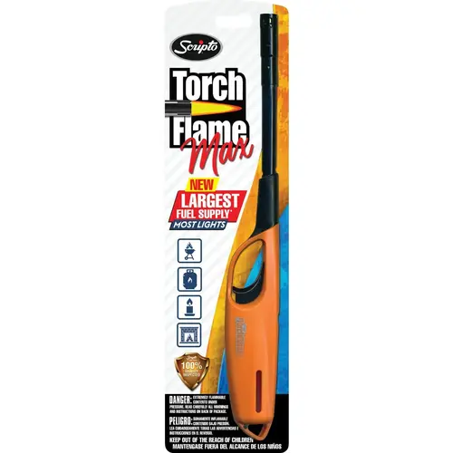 Aim 'n Flame Torch Flame Max Refillable Utility Lighter - pack of 12