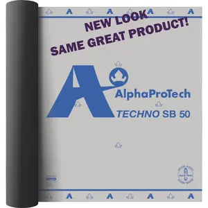 Alpha Pro Tech EPB UL -48250-ESB-6907 Techno SB25 48 In. x 250 Ft. Synthetic Roof Underlayment Gray