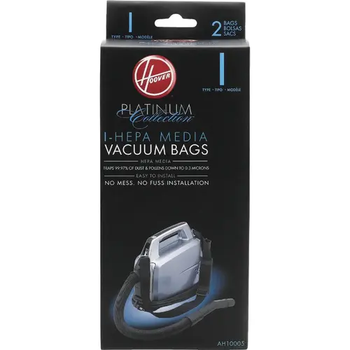 Platinum Collection Type I HEPA Vacuum Bag - pack of 2 Platinum Collection Type I HEPA Vacuum Bag - pack of 2