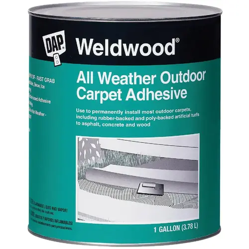 Weldwood All Weather Outdoor Carpet Adhesive, 1 Gal.